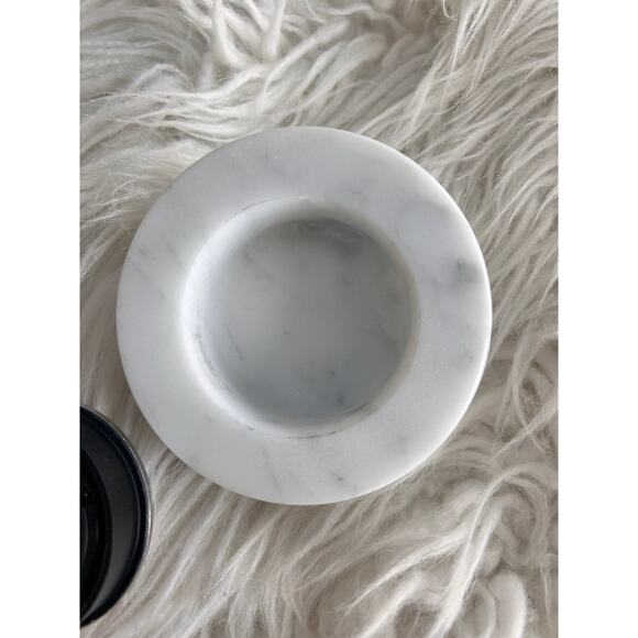 Citizen Marble Half Sphere desk Clock White - Picture 6 of 8